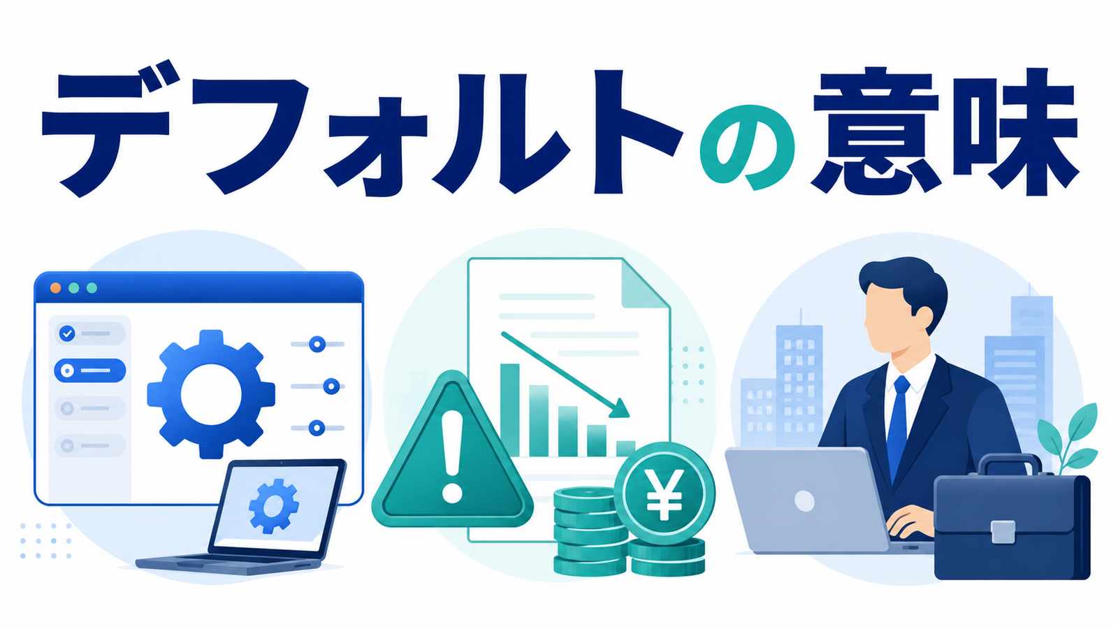 「デフォルト」の意味とは?ビジネス・IT・金融での使い分けを解説
