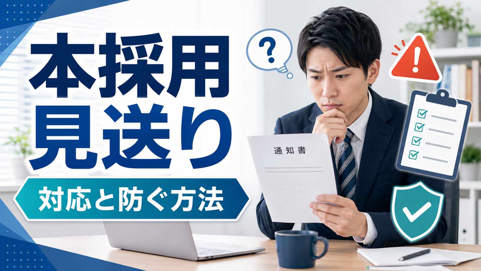 本採用見送りとは?告げられたときの対応と、そもそも防ぐ方法