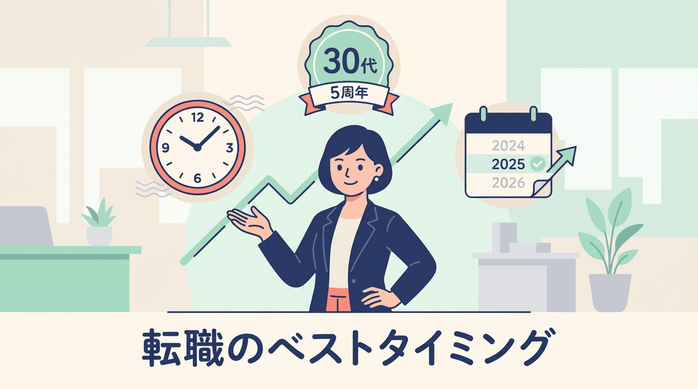 転職のベストタイミングはいつ？年齢・時期・在職期間別に徹底分析