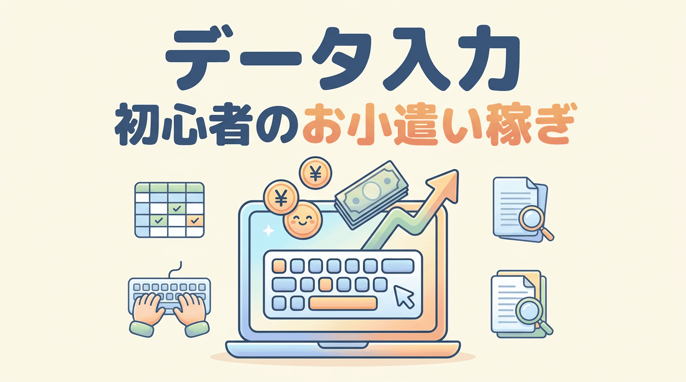 データ入力でお小遣い稼ぎ｜初心者が月いくら稼げるか
