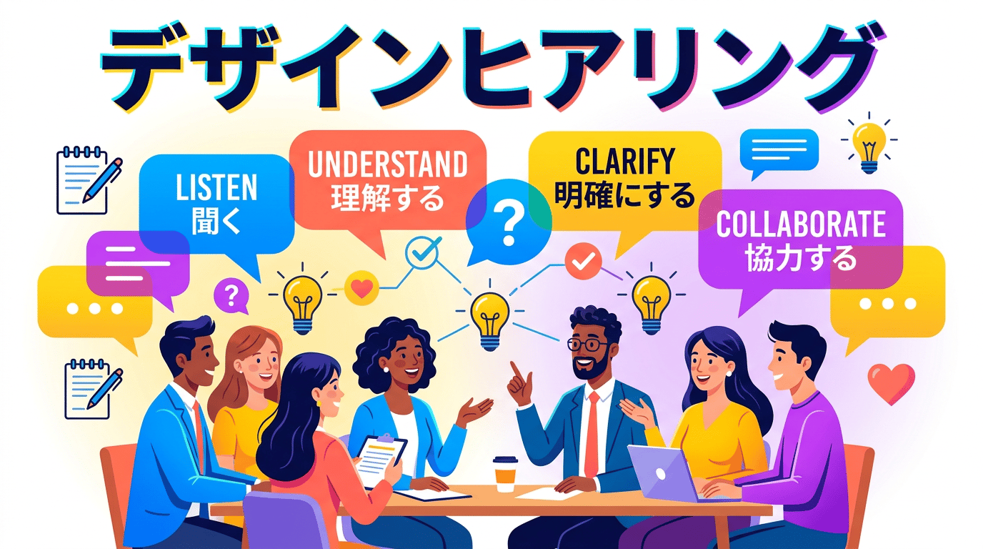 デザイン制作のヒアリングのコツ｜失注しない進め方
