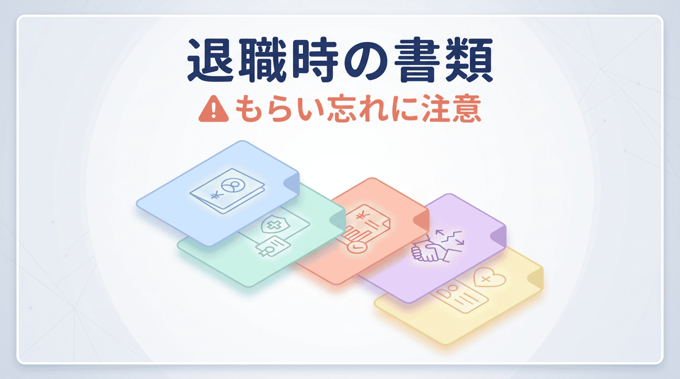 退職時にもらう書類一覧｜失業給付・転職に必要な5書類