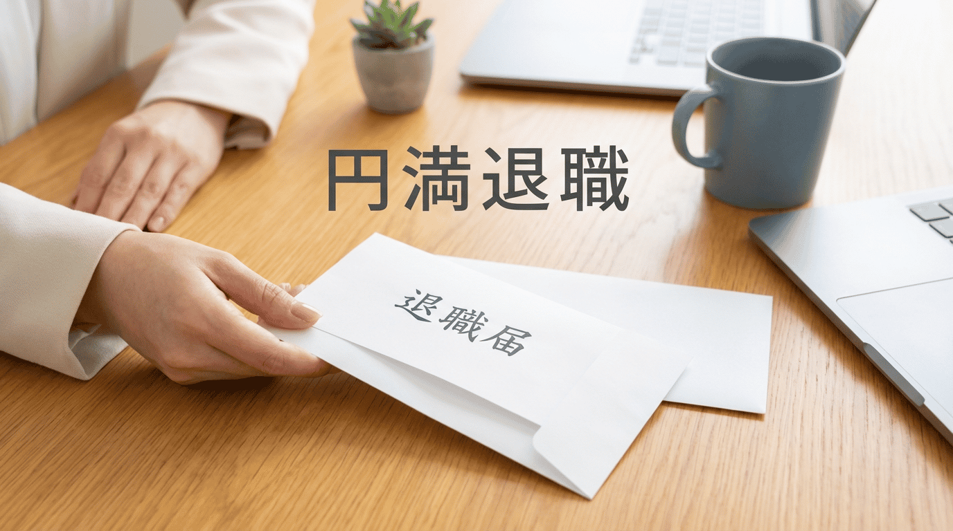 退職の伝え方|上司への切り出し方・タイミング・円満退職のための例文集