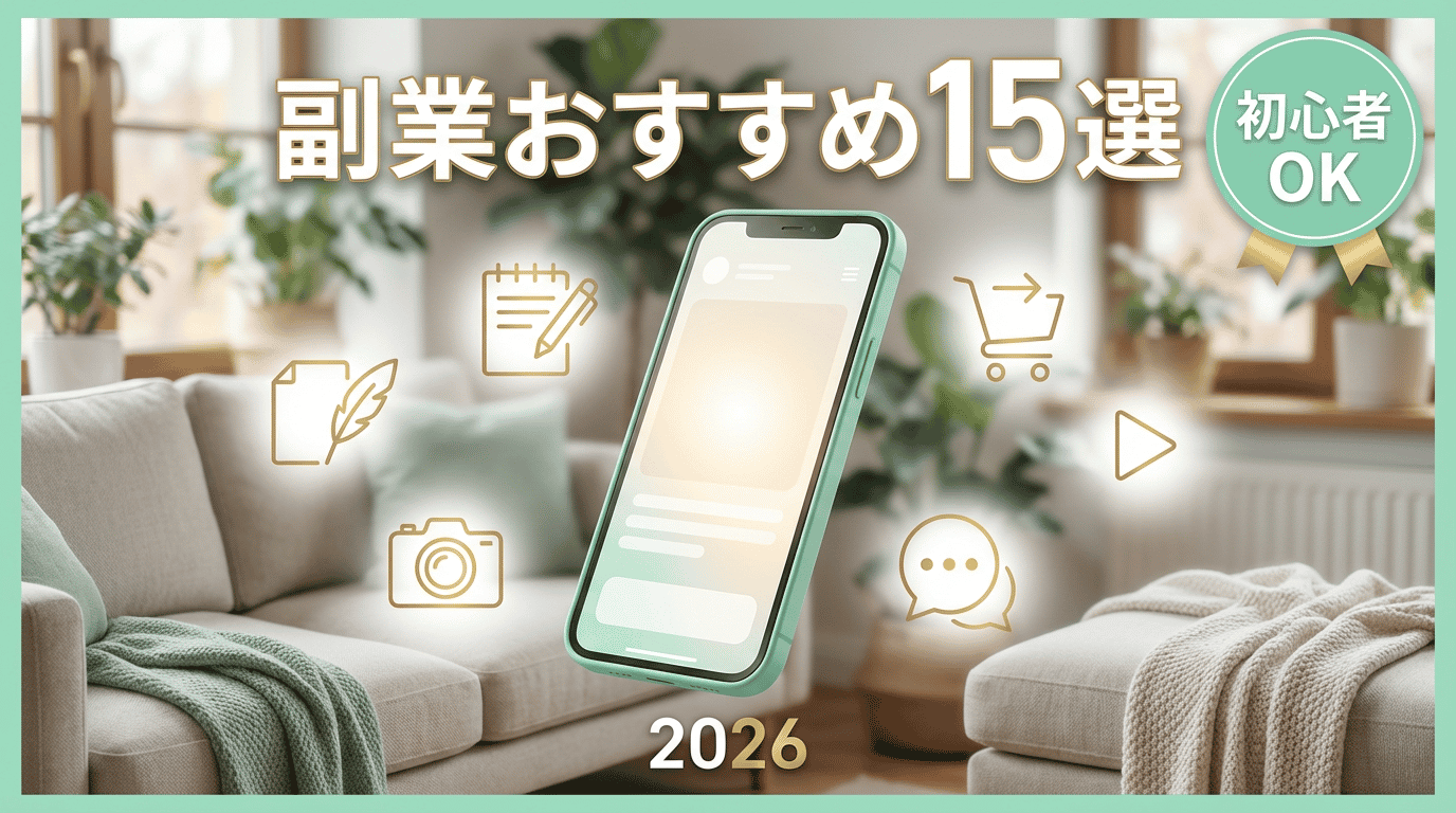 副業おすすめ15選｜初心者でも始めやすい在宅・スマホ副業の選び方と注意点