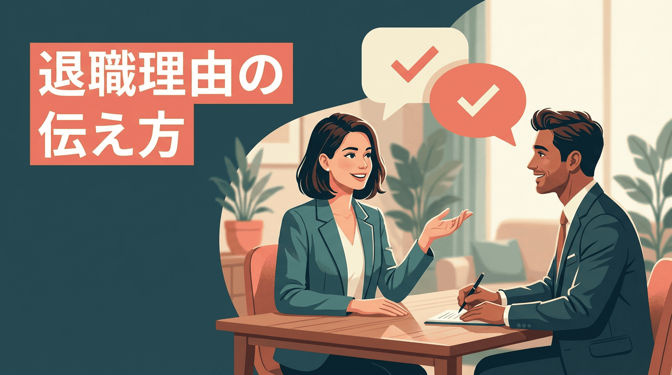 転職理由・退職理由の伝え方|面接で好印象を与える例文集