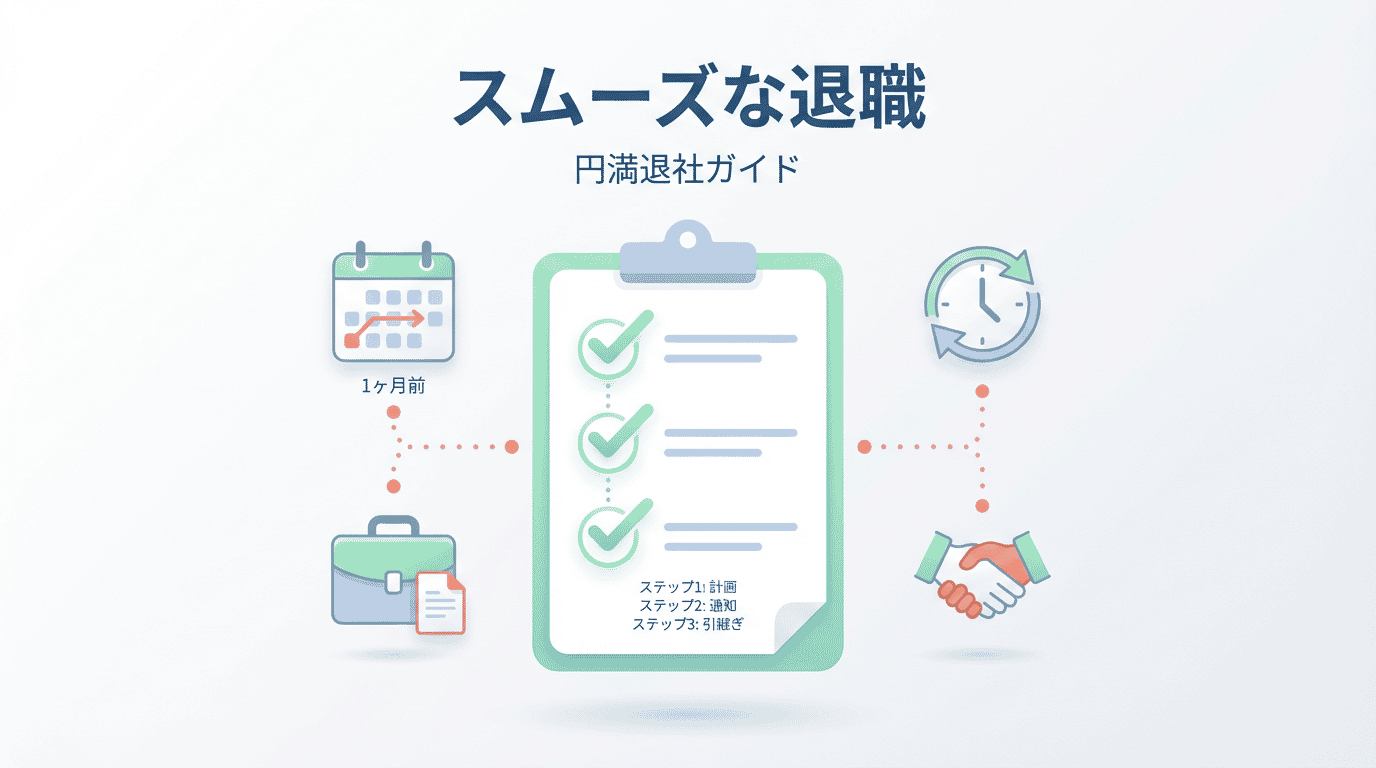 円満退職するための完全ガイド|引き止めへの対処法と退職までのステップ