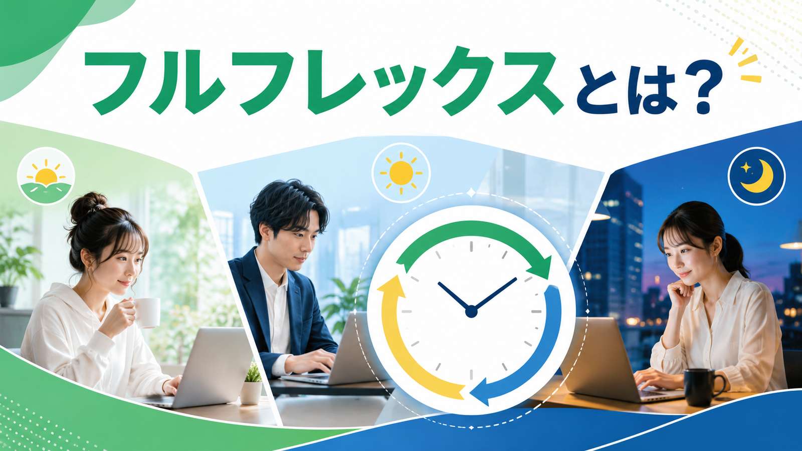 フルフレックスとは?フルリモートとの違いと働き方
