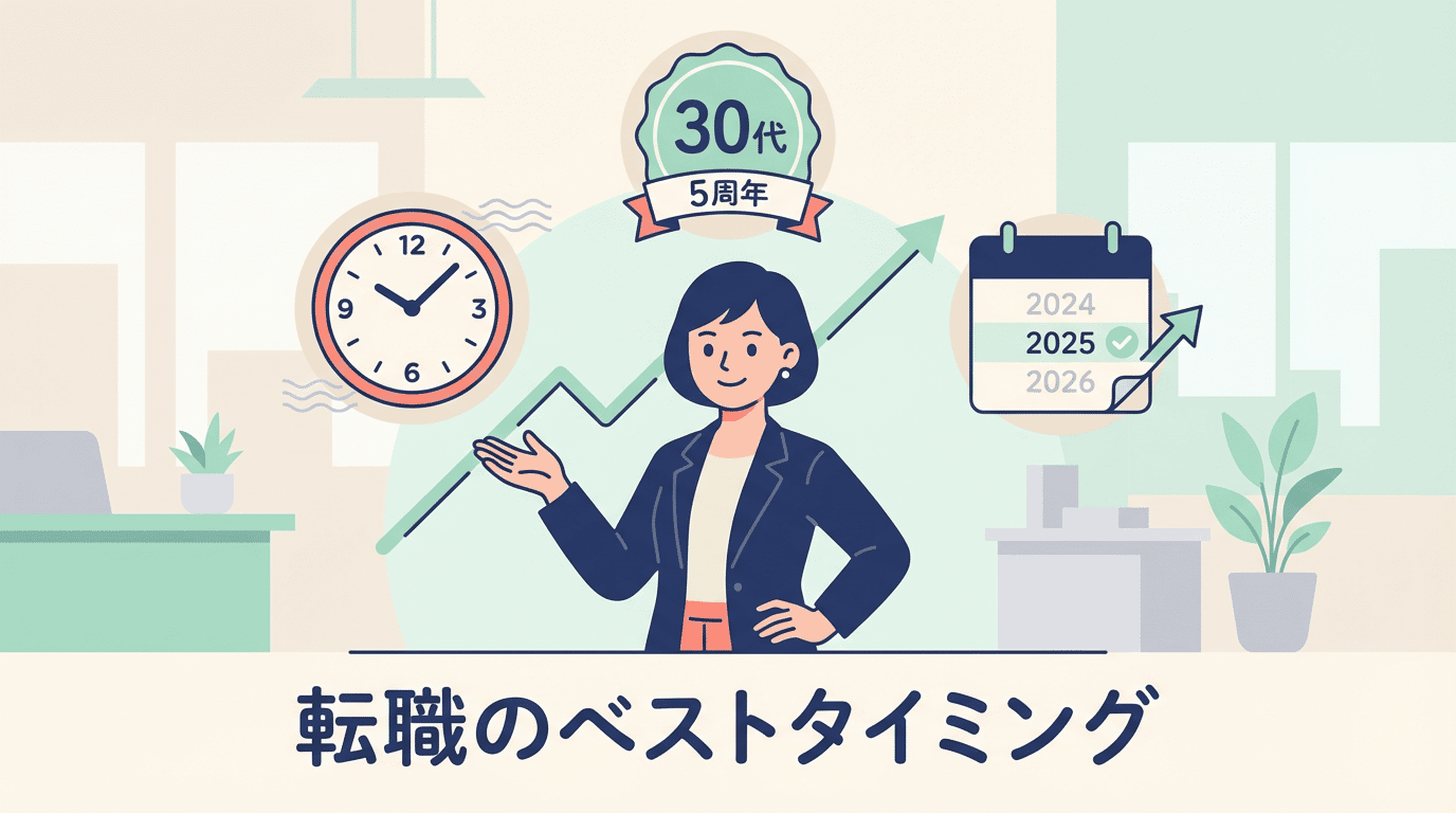 転職のベストタイミングはいつ？年齢・時期・在職期間別に徹底分析