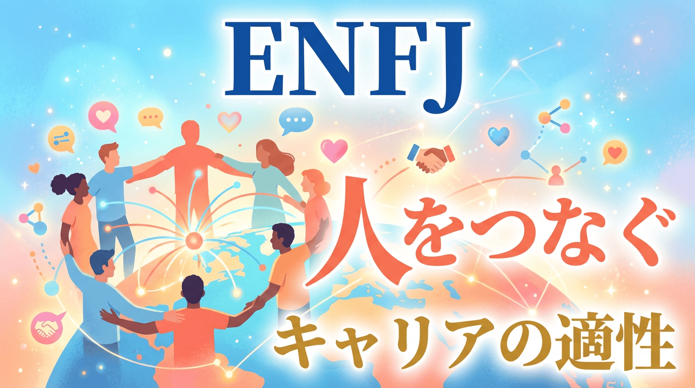 ENFJ(主人公)の性格・特徴・適職｜人を導く才能を活かす仕事の選び方
