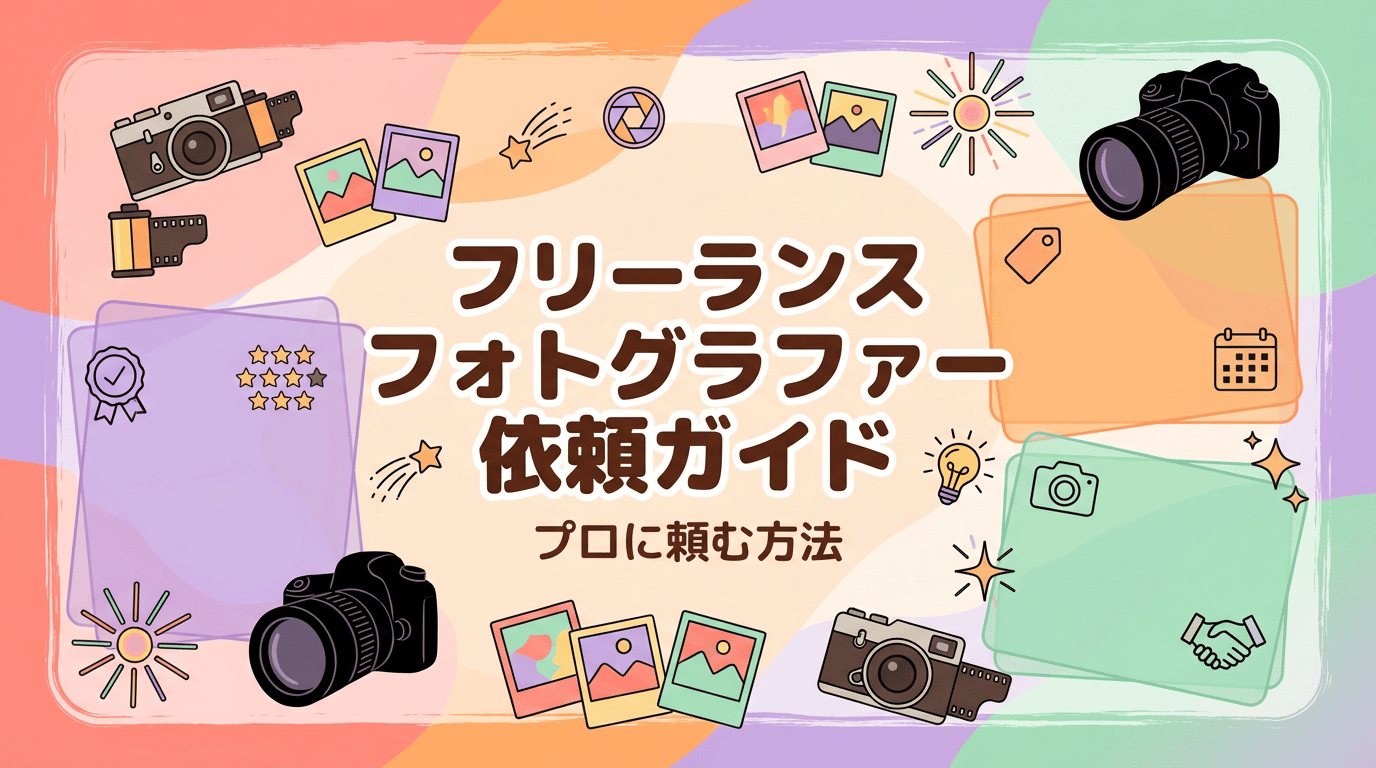 フリーカメラマンに撮影を依頼する方法｜料金相場・マッチングサービスを徹底解説