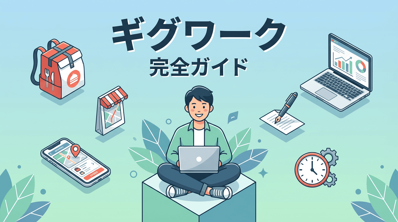 ギグワークとは？スポットワークとの違い・おすすめサービス比較