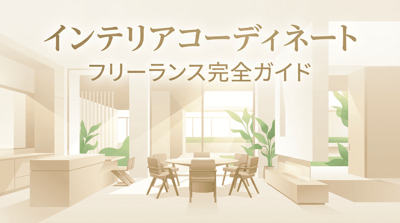 インテリアコーディネートの依頼を個人で受ける方法｜副業・フリーランスの始め方と報酬相場