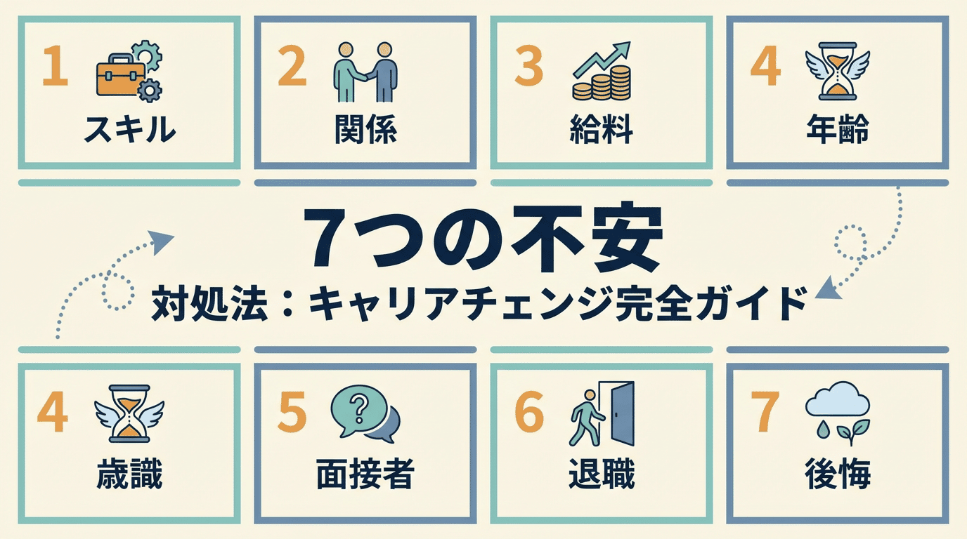 転職が不安なあなたへ｜よくある7つの不安とその解消法