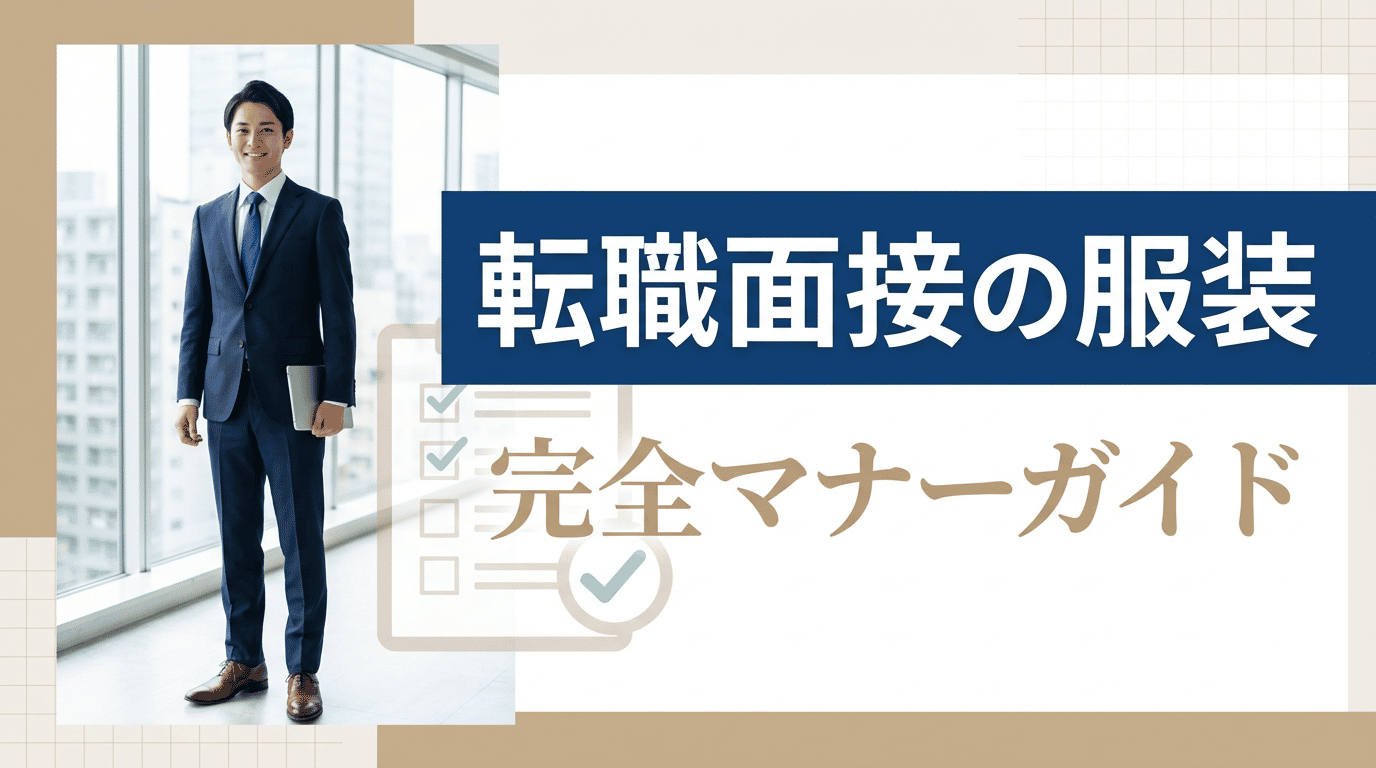 転職面接の服装マナー｜男女別・業界別の正解コーデとNG例