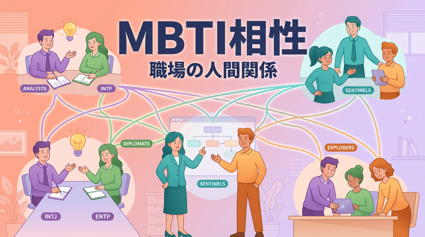MBTI相性で考える職場選び｜上司・同僚との相性が分かる