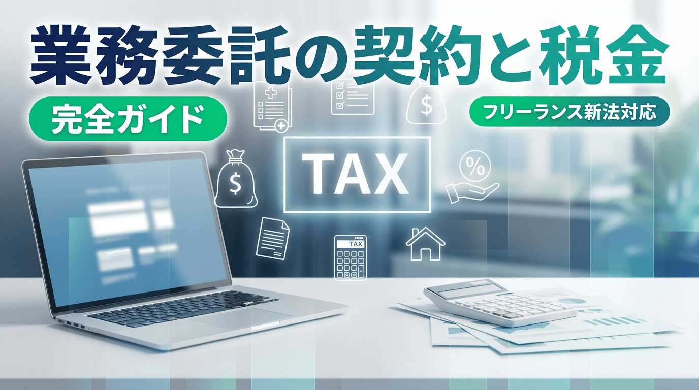 業務委託と副業の違いとは？契約書の注意点・税金まで解説