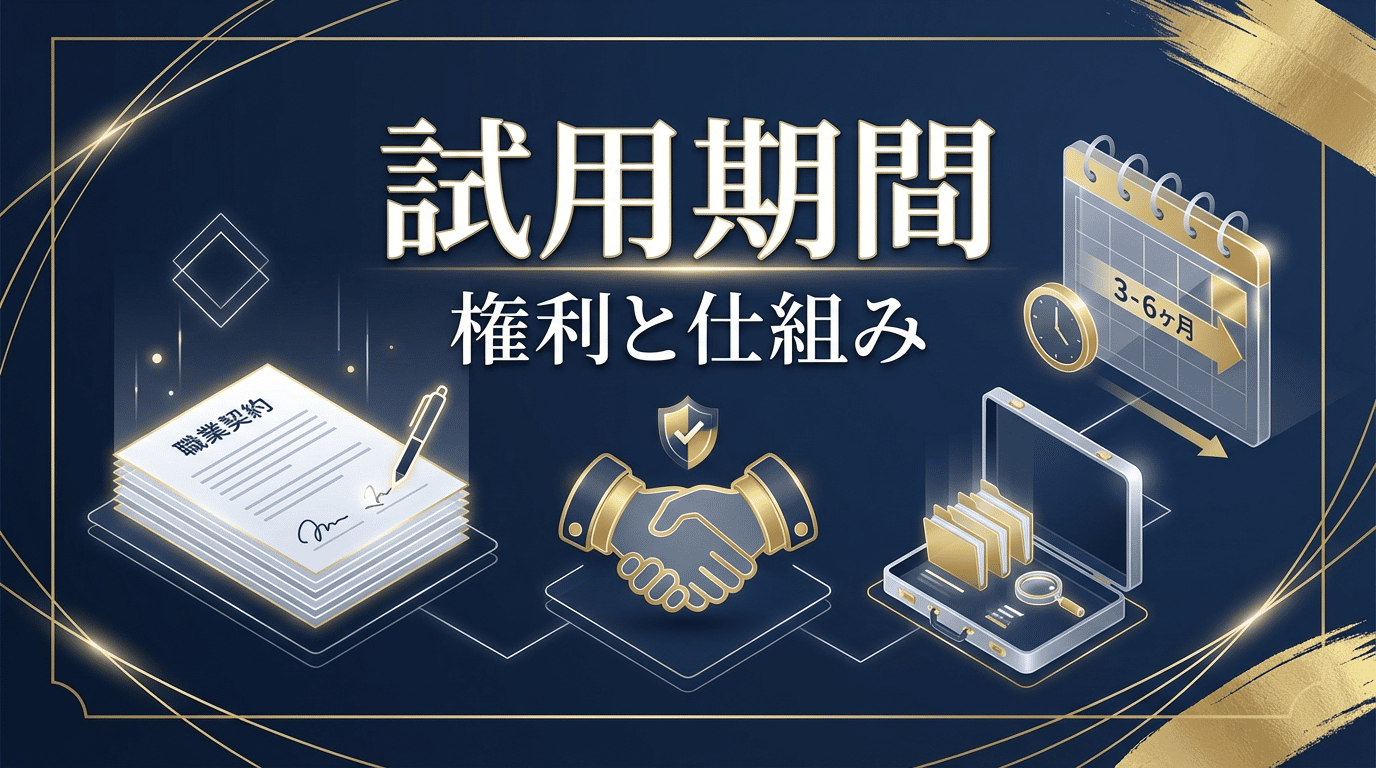 試用期間とは？お試し転職との違い・知っておくべき権利
