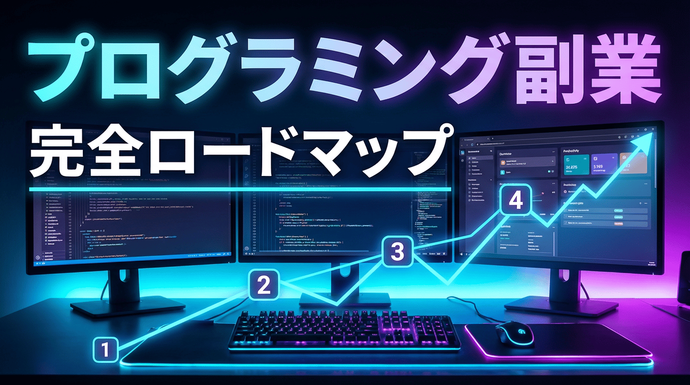 プログラミング副業の始め方｜初心者が月10万稼ぐロードマップ