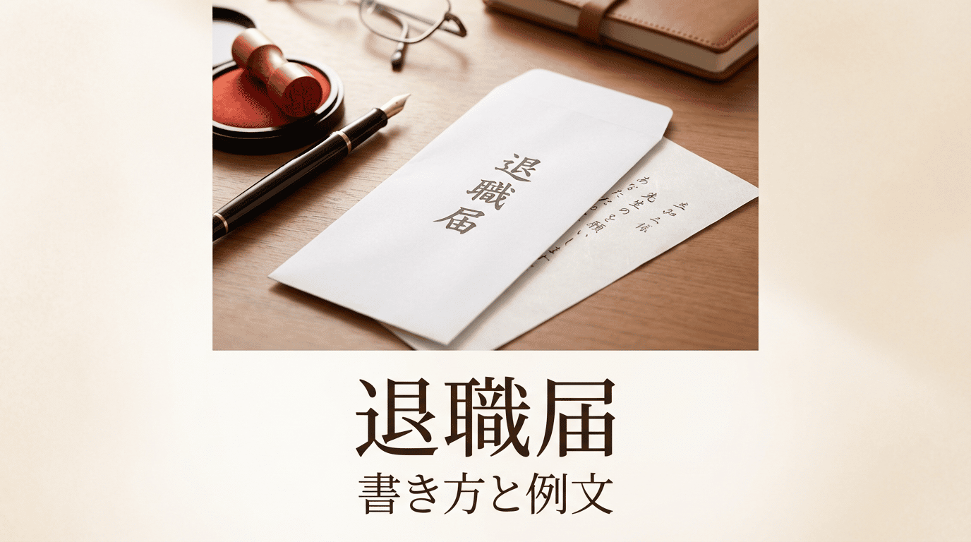 退職届の書き方と出し方｜テンプレート・退職願との違い・提出タイミング