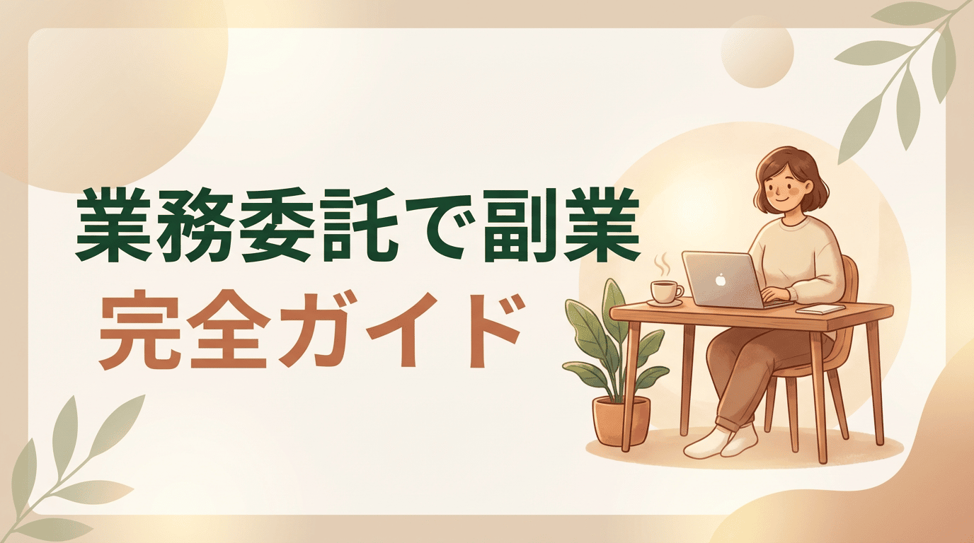 業務委託で副業を始める方法｜契約・税金・おすすめ職種ガイド