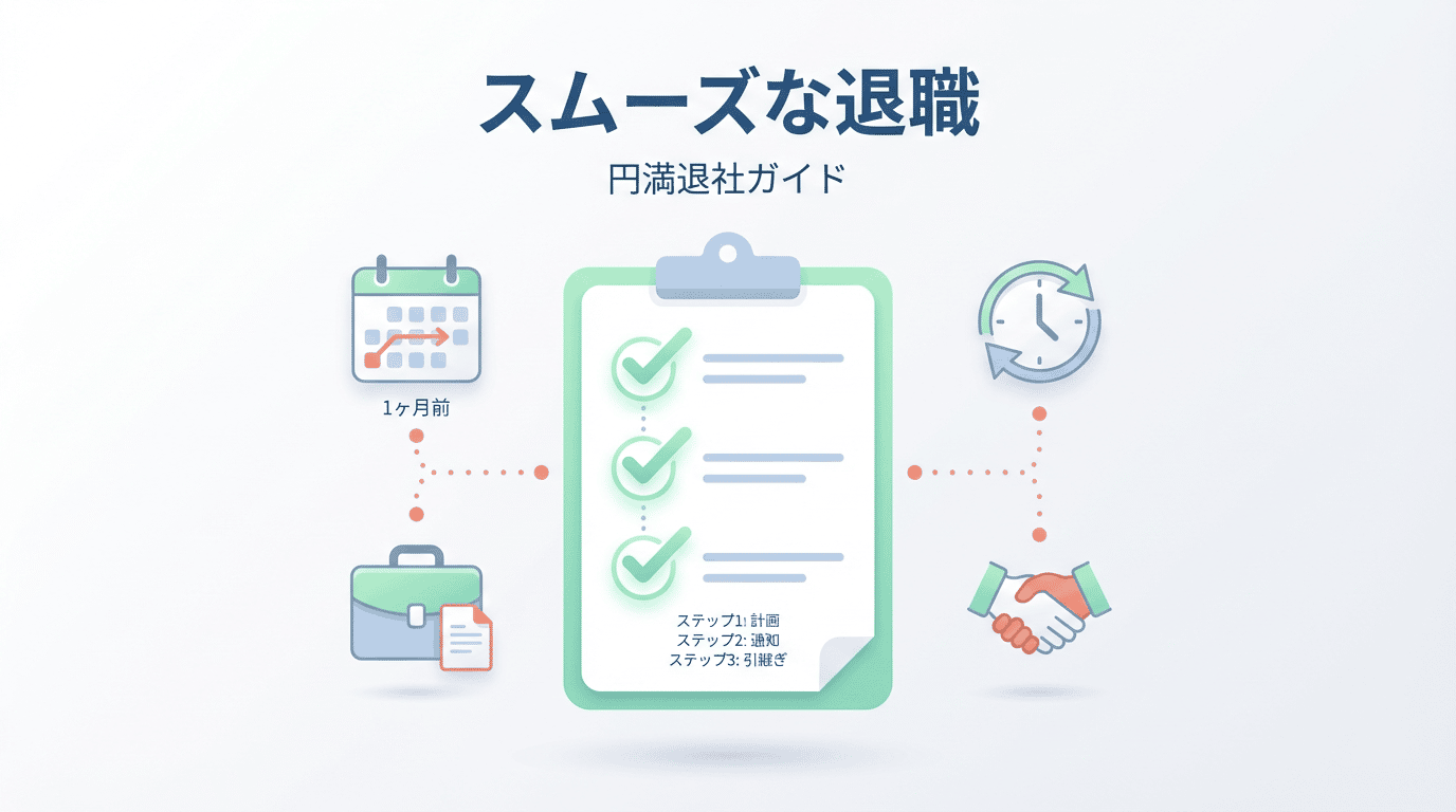 円満退職するための完全ガイド｜引き止めへの対処法と退職までのステップ