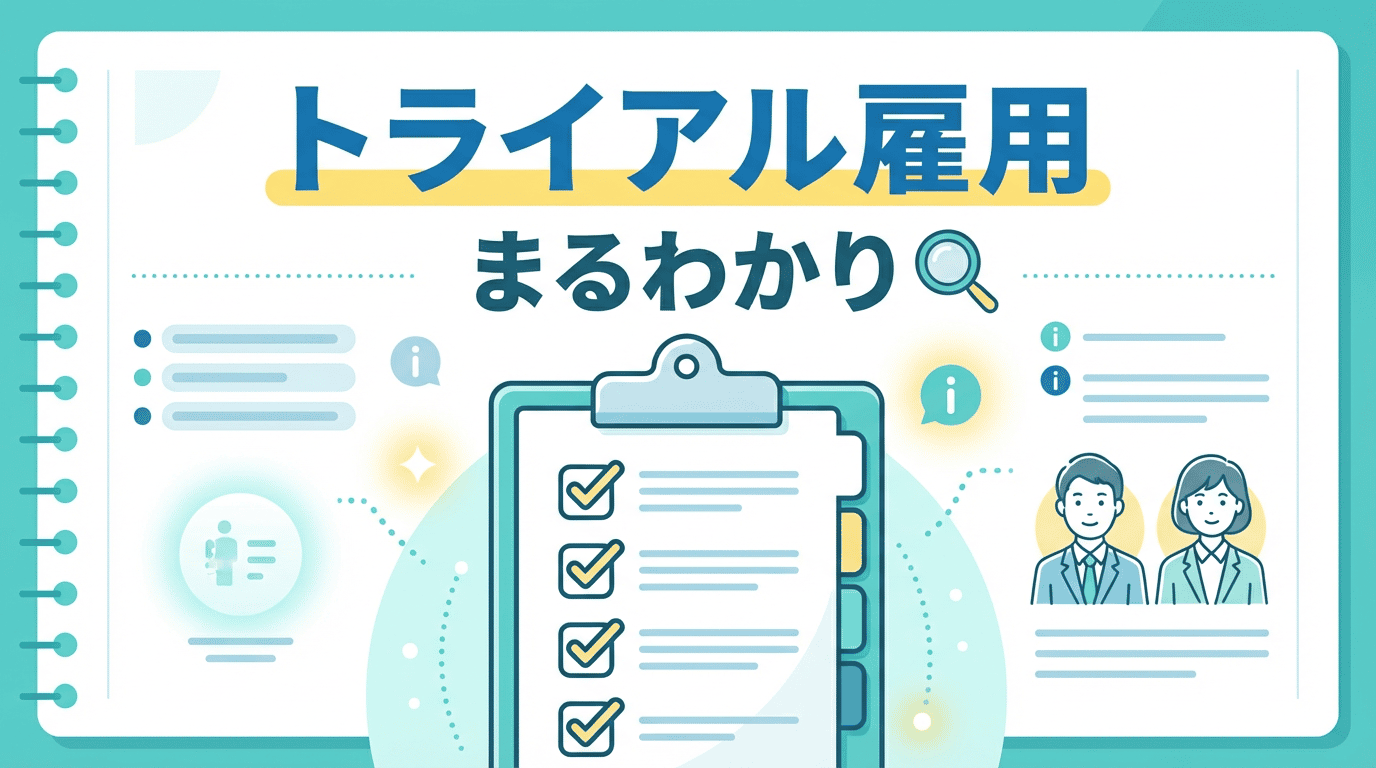 トライアル雇用とは？制度の仕組み・条件・お試し転職との違いを徹底解説
