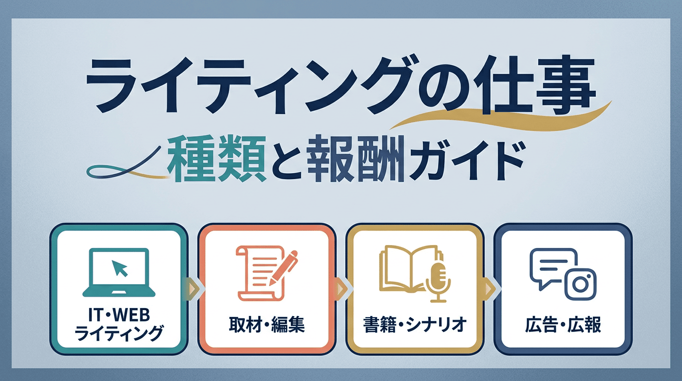 ライティング案件の種類と単価相場|初心者向け案件の選び方