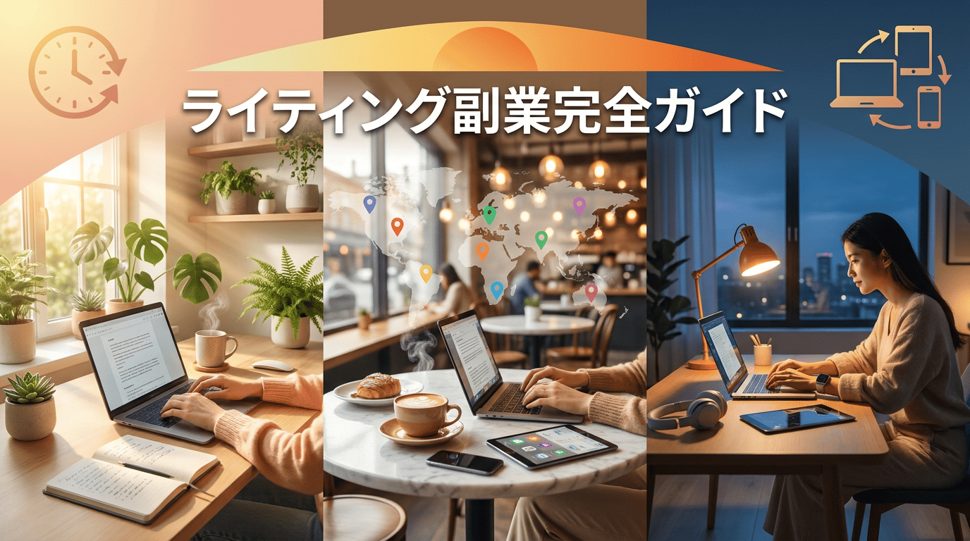 ライティング副業の仕事内容・収入・始め方を完全解説
