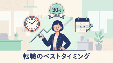 転職のベストタイミングはいつ？年齢・時期・在職期間別に徹底分析