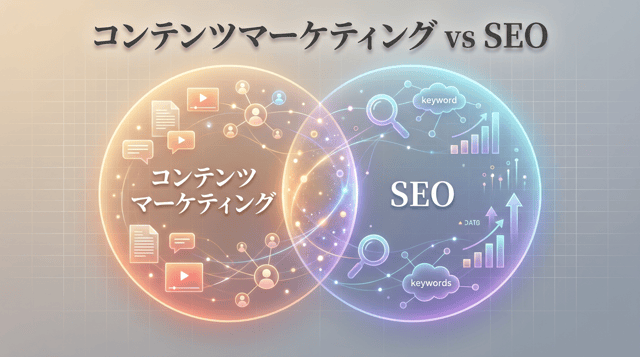 コンテンツマーケティングとSEOの違い｜両方活かす戦略の立て方