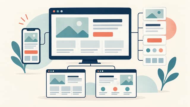 Webサイトのページ構成と画面レイアウト / Website page structure and screen layouts