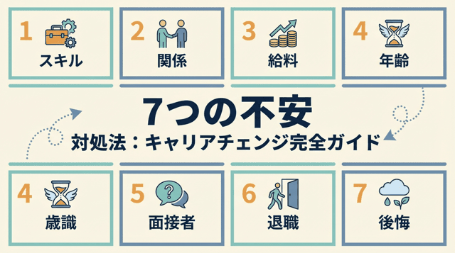 転職が不安なあなたへ|よくある7つの不安とその解消法