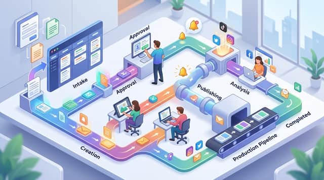 マーケティング業務のワークフロー自動化｜手戻りを減らす仕組みの作り方
