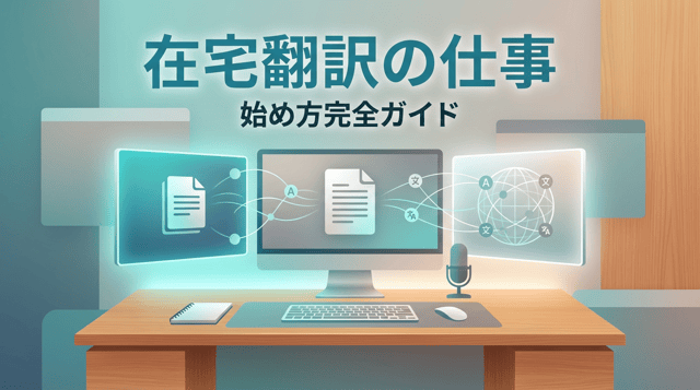 翻訳の仕事を在宅で始めるには?求人の探し方・必要スキル