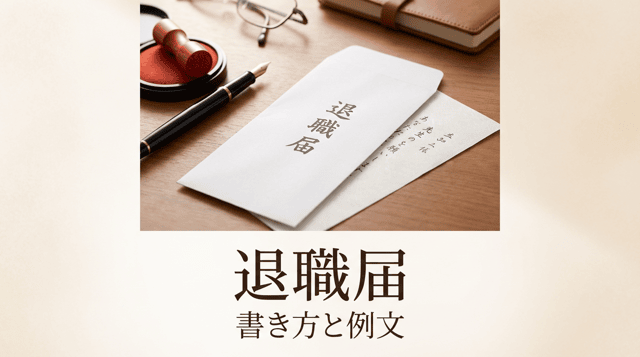 退職届の書き方と出し方|テンプレート・退職願との違い・提出タイミング