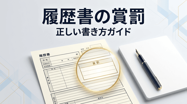 履歴書の賞罰欄の書き方|「なし」の正しい記載と該当事例