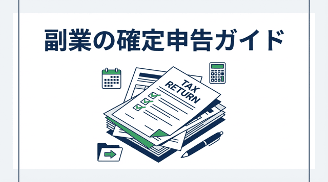 副業の確定申告ガイド|いくらから必要?やり方を図解で解説
