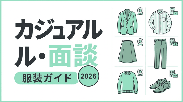 カジュアル面談の服装ガイド｜オンライン・対面別のポイントと男女別コーデ例