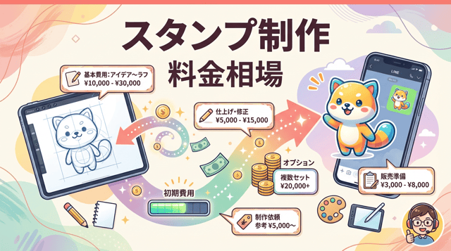 LINEスタンプ制作を依頼する費用と流れ｜プロに頼むメリット
