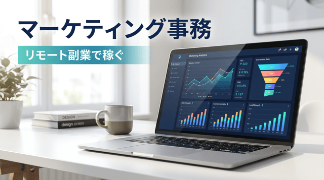 マーケティング事務の仕事内容と在宅でできる副業案件