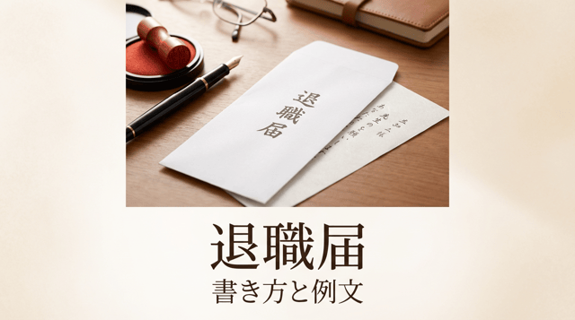 退職届の書き方と出し方|テンプレート・退職願との違い・提出タイミング