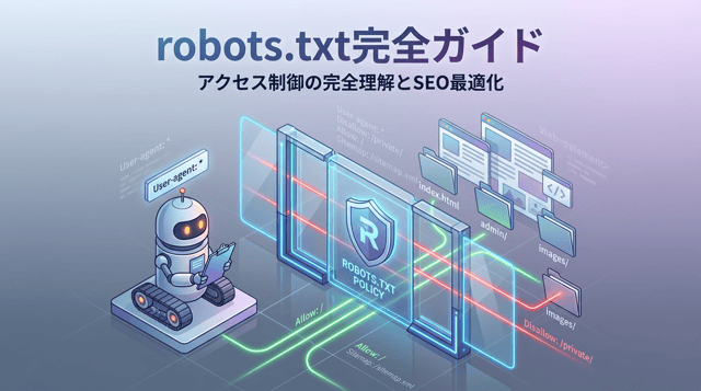 robots.txtとは?書き方・設定方法・SEOへの影響を解説