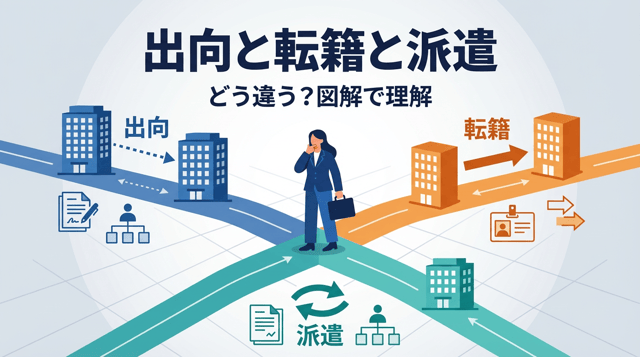 出向とは｜転籍・派遣との違い・期間・給与の扱い