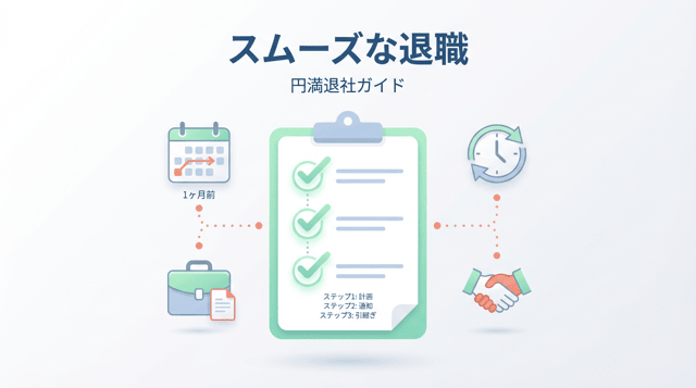 円満退職するための完全ガイド｜引き止めへの対処法と退職までのステップ