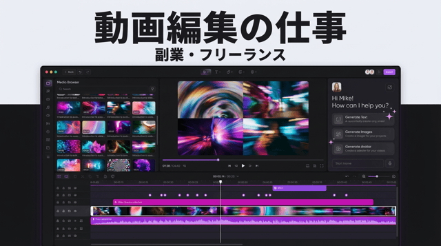 動画編集の仕事内容と求人の探し方｜フリーランス・副業向け