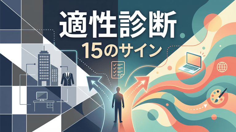 会社員に向いてない?診断チェックリスト&次のキャリア選択肢