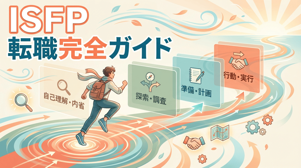 ISFPの転職成功法|冒険家タイプが失敗しない仕事選びのコツ